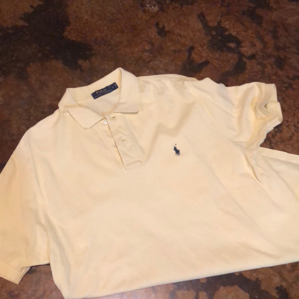 Yellow Ralph Lauren short sleeve polo